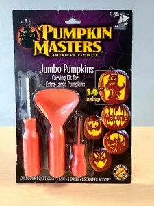 NUEVO kit de talla Pumpkin Masters patrones de calabazas jumbo sierra cuchara 14" y superiores. - Imagen 1 de 5