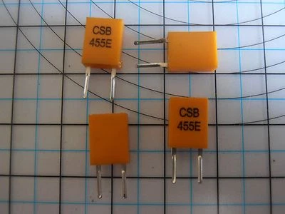 10pcs CSB455E  ceramic  Resonator  455Khz,   dip2   - Image 1 of 3