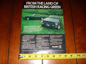 TRIUMPH TR6 - SPITFIRE ORIGINAL 1975 AD - Bild 1 von 2