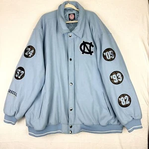 G-III Apparel Group Vintage North Carolina Tarheels Championship Jacket Size 6XL - Picture 1 of 11