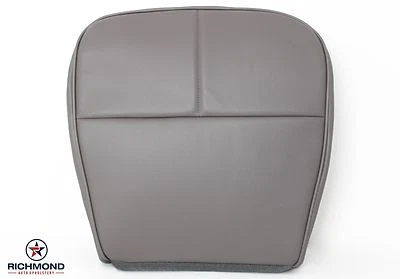 1998 Ford E150 E250 E350 XL Cargo Van -Driver Side Bottom Vinyl Seat Cover Gray - Image 1 of 4