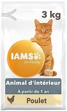 Iams for Vitality Cat Food for Indoor Cats with Fresh Chicken 3 kg