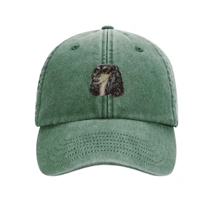 SALUKI BASEBALL CAP EMBROIDERED 12 COLOURS GIFT BOX SIGHTHOUND GIFT - Picture 1 of 9
