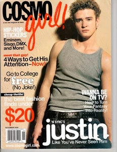 Vintage Cosmo Girl Magazine November 2000 Justin Timberlake NSYNC W/NO STICKERS - Picture 1 of 1