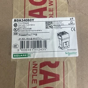 NUEVO- Schneider Electric Square D BDA34060Y 3P 60A 18kA 480V Estuche Moldeado Interruptor - Imagen 1 de 6