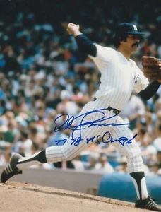 ED FIGUEROA NEW YORK YANKEES 77-78 WS CHAMPS ACTION SIGNED 8x10 - Picture 1 of 1