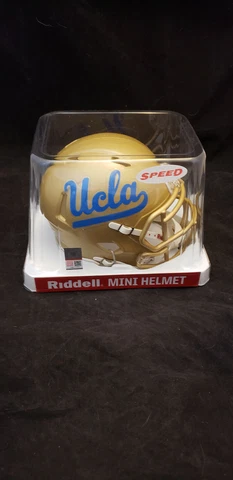 UCLA BRUINS 2021 GOLD MASK REPLICA MINI HELMET NCAA RIDDELL Cover