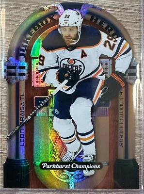 2022-23 PARKHURST CHAMPIONS HOCKEY LEON DRAISAITL GOLD JUKEBOX HEROES SP #JH-9 - Image 1 of 2