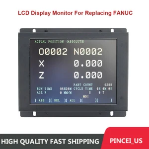Industrie LCD Display für FANUC 9" altes CRT A61L-0001-0093 D9MM-11A MDT947B-2B - Bild 1 von 9