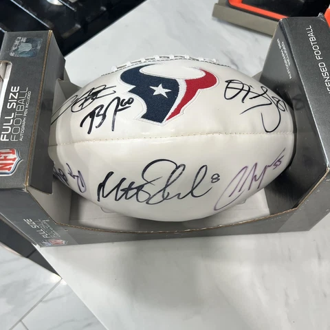 Houston Texans Signed Football 2013 Multi Players, Matt Schaub, Owen Daniels Etc Cover