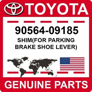 90564-09185 Toyota OEM Genuine SHIM(FOR PARKING BRAKE SHOE LEVER)