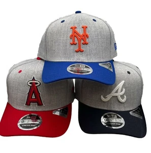 New Era 9Fifty MLB Team Stitched Stretch Snap Adjustable Snapback Hat Cap  - Picture 1 of 67