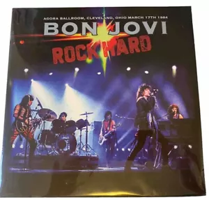Bon Jovi Rock Hard Live Concert 1984 Cleveland Ohio LP Vinyl New & Sealed 2023 - Picture 1 of 9