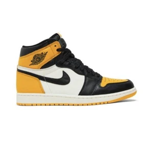 Brand New Air Jordan 1 Retro High OG Yellow Toe Taxi - Size 9.5 - 555088-711 - Picture 1 of 5