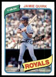 1980 Topps Jamie Quirk #248 - Imagen 1 de 2