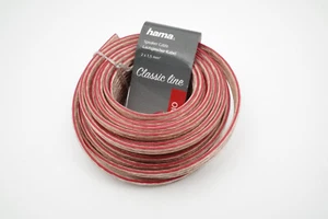 Lautsprecherkabel Boxenkabel Hifi 10m Audio Kabel Auto Hifi Litze 1,5mm² Rot/tra - Bild 1 von 3