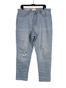 Pantalones de mezclilla para mujer Universal Thread talla 12 lavado claro dobladillo crudo - Imagen 1 de 14