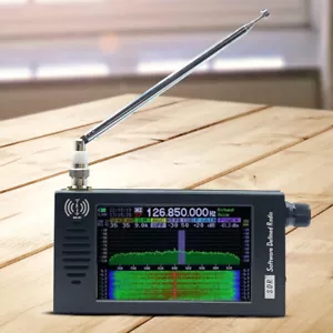 Ricevitore radio DSP SDR radio portatile onde corte 4,3 pollici touch screen per escursionismo - Foto 1 di 11