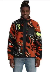Spyder Men's Sherman Zip Fleece Sherpa Jacket Size XL NEW RETAIL $169.99 - Picture 1 of 4