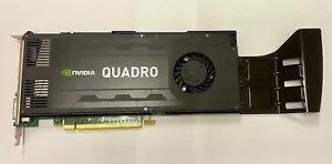 Grafikkarte Nvidia QUADRO K4000 PCI-E 3GB GDDR5 1x DVI 2x Displayport CAD - Bild 1 von 3