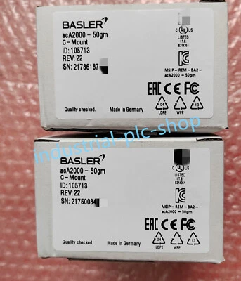 1PC Basler acA2000-50gm brand new Industrial Camera Fast delivery DHL - Image 1 of 2