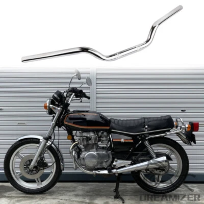 Barra de arrastre rastreadora cromada para motocicleta 7/8" 22 mm para Honda CB250 450 650 700 750 Foto 1 de 4