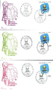 Italian Republic. Sport. Calcium. 1982 World Champion Italy. 8 FDC with as many - Picture 1 of 3