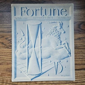 Vtg FORTUNE Magazine November 1938 | Chevrolet Monsanto Nazism COVER Henry Kreis - Picture 1 of 18