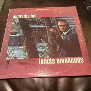 Charlie Rick Lonely Weekends vinyl LP record 1974 - Picture 1 of 9