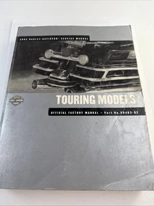 Oem 2002 HARLEY DAVIDSON TOURING MODELS FACTORY SERVICE MANUAL 99483-02 - Picture 1 of 5