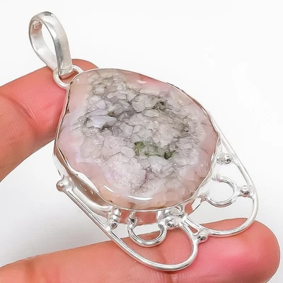 Ciondolo gioiello in argento sterling 925 fatto a mano con pietra preziosa... - Immagine 1 di 4