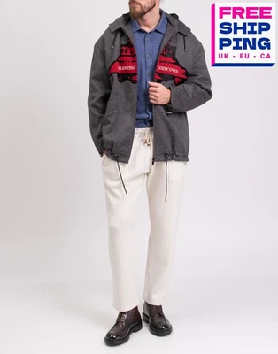 PVP €3900 VALENTINO x UNDERCOVER Chaqueta de Cachemira y Lana IT46 US36 S Logo OVNI Foto 1 de 4