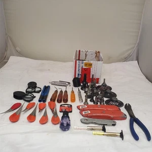 Vintage Screwdrivers Picks Wrenches Cutters & More Mixed Lot Hand Tools LOT-518 - Picture 1 of 14