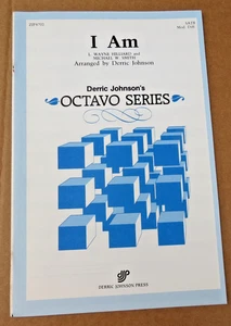 I Am - Derric Johnson's Octavo Series Vintage SATB Mod. Diff. Sheet Music 1982 - Picture 1 of 4