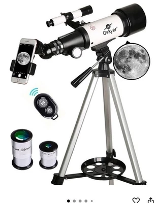 Gskyer Telescope AZ70400 Travel Refractor Astronomy Telescope - Image 1 of 3