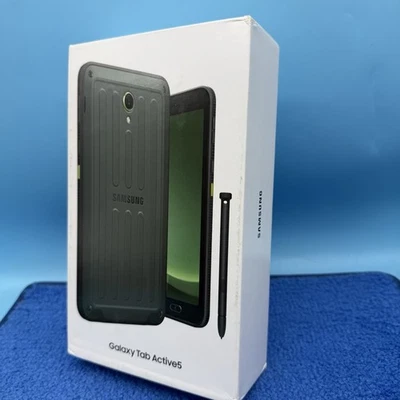 Tablet Samsung Galaxy Tab Active5 Wi-Fi 8” 128 GB Android resistente - negra verde Foto 1 de 4