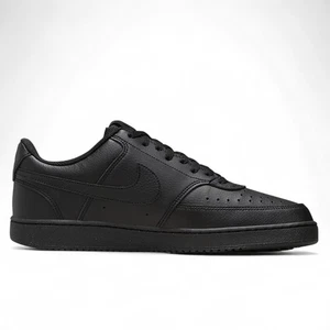 Nike Court Vision Low Next Nature Shoes Mens 12 Black Sneakers DH2987-002 NEW - Picture 1 of 11