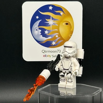 LEGO BRAND First Order FlameTrooper sw0666 MINIFIGURE w/ Blaster 75177 75166+ - Image 1 of 4