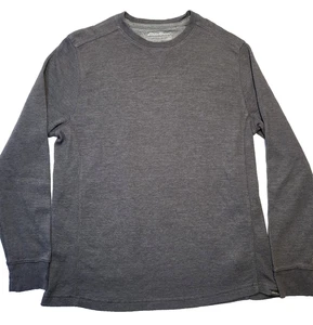 Camisa Eddie Bauer Para Hombres Grande Térmica Tejida Gofre Manga Larga Tareas al Aire Libre - Imagen 1 de 7