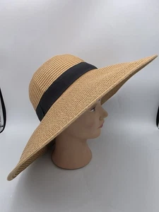 Sombrero de playa de ala ancha para el sol, NORDSTROM plegable flojo sombrero de paja de verano tostado para mujer  - Imagen 1 de 10