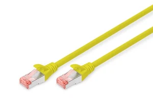 DIGITUS LAN Kabel Cat 6 - 3m - RJ45 Netzwerkkabel - S/FTP Geschirmt - Kompatibel - Afbeelding 1 van 6