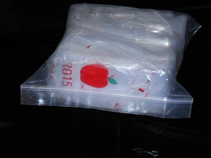 Apple Brand  Clear Baggies 2015 size 2"x1.5" Bags  Wholesale! (1,000 ct)  - Picture 1 of 1