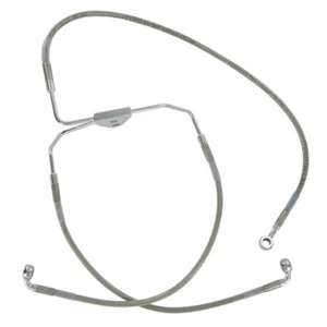 Front Stainless Braided Brake Line 1994-2007 Harley-Davidson Road Glide King - Picture 1 of 1
