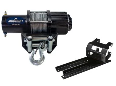 Viper 50 Ft Winch 4500 lb Steel w/ Mount For Polaris Sportsman X2 800 2007-09 - Image 1 of 4