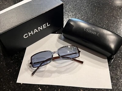 GAFAS DE SOL CHANEL Lentes Azules Y2K 2000’s 90’s 5043B Logo CC Auténticas Foto 1 de 4