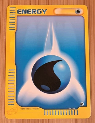 Water Energy # 165/165 Common Expedition Base-Set 2002 Pokemon EN Mint Vintage - Bild 1 von 2