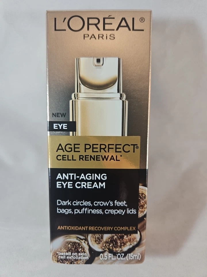 Crema de ojos antienvejecimiento L'Oréal Age Perfect Age Perfect Cell Renewal 0,5 FL OZ Foto 1 de 4