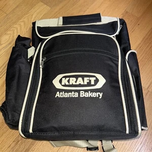 Vintage KRAFT ATLANTA BAKERY Backpack / Picnic Set - Picture 1 of 9