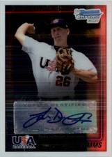2010 Bowman Chrome 18U USA Baseball Autographs #JS John Simms