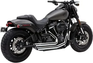 Cobra Moto Motorcycle Motorbike Speedster Slashdown Exhaust System Chrome - Picture 1 of 1